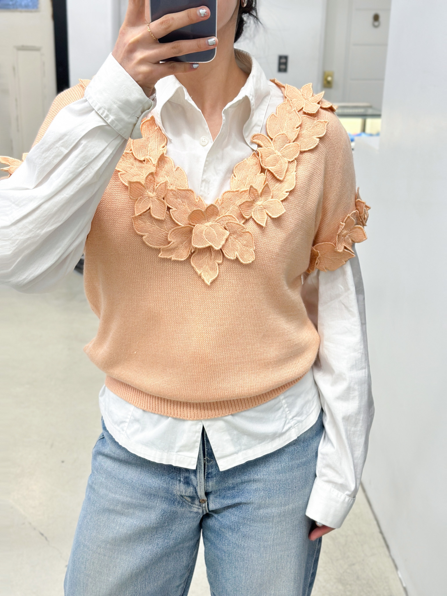 Christian Dior flower sweater